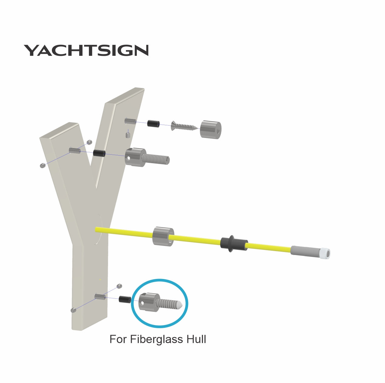 Montaje externo autorroscante