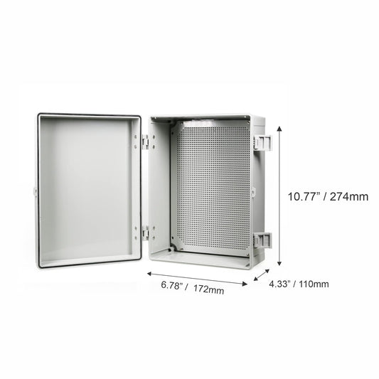 Caja de conexiones 274x172x110mm con puerta