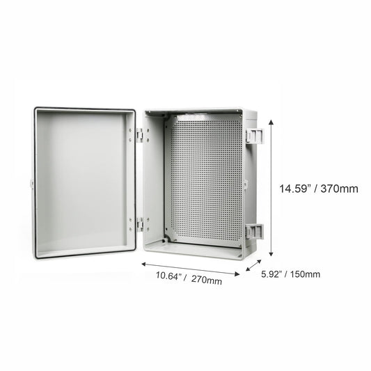 Caja de conexiones 287x190x134mm con puerta